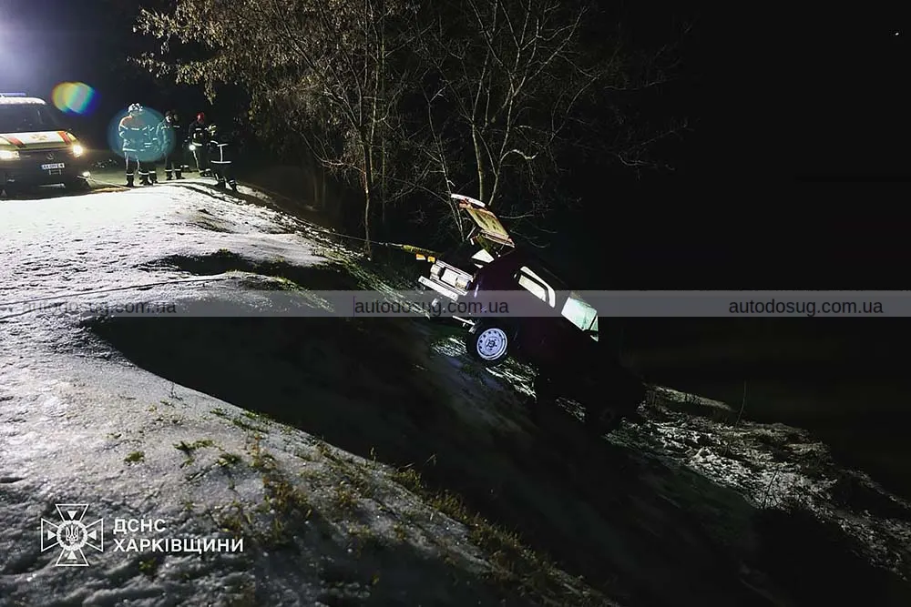 У Харкові рятувальники витягли автомобіль з річки