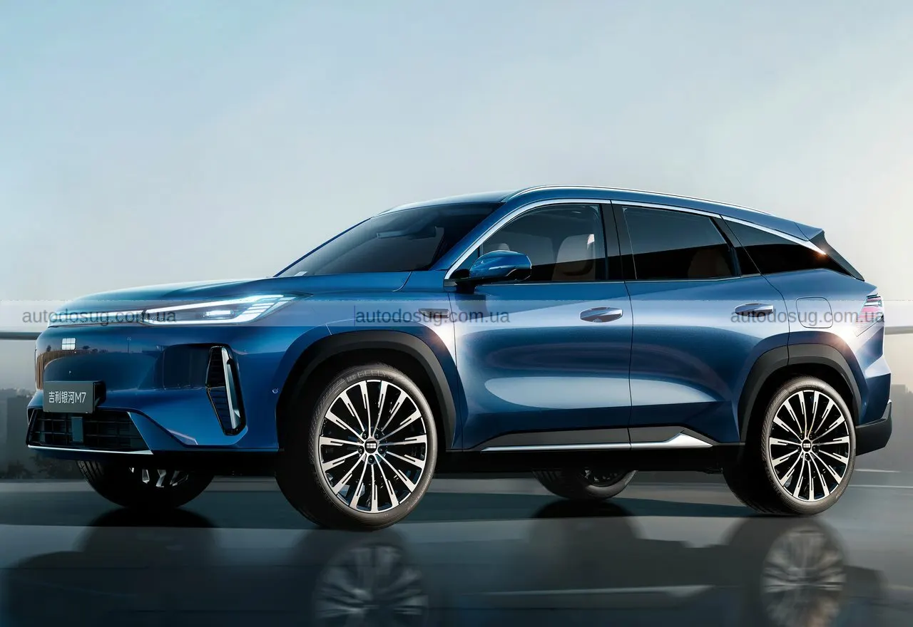 Geely запускає Galaxy M7 і показує гібрид, який їздить як електромобіль