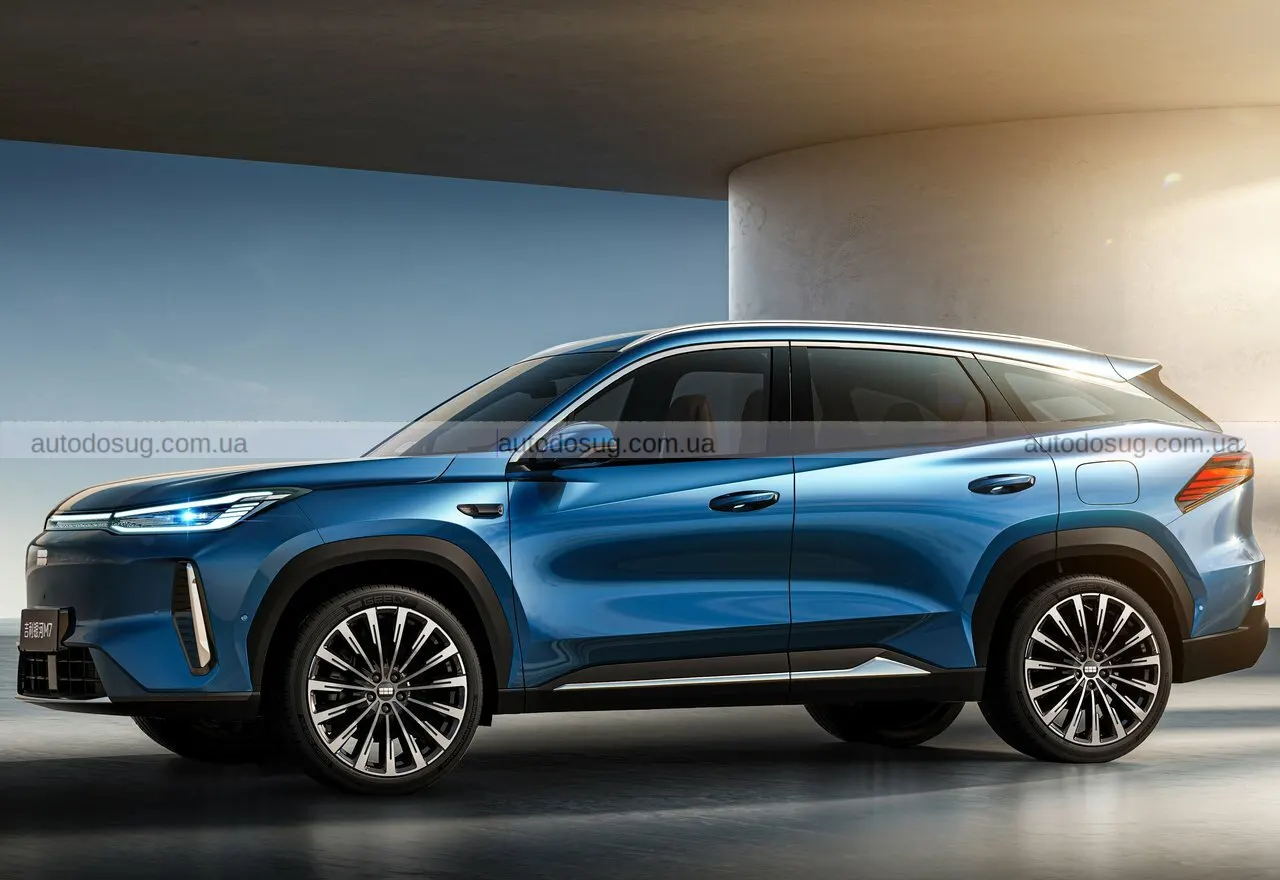 Geely запускає Galaxy M7 і показує гібрид, який їздить як електромобіль