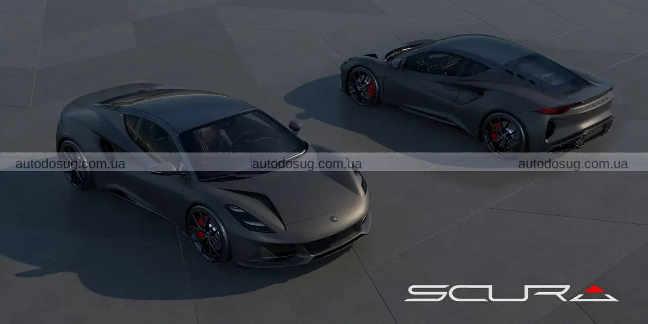 Lotus Emira Scura перетворює спорткар на темний арт-об’єкт