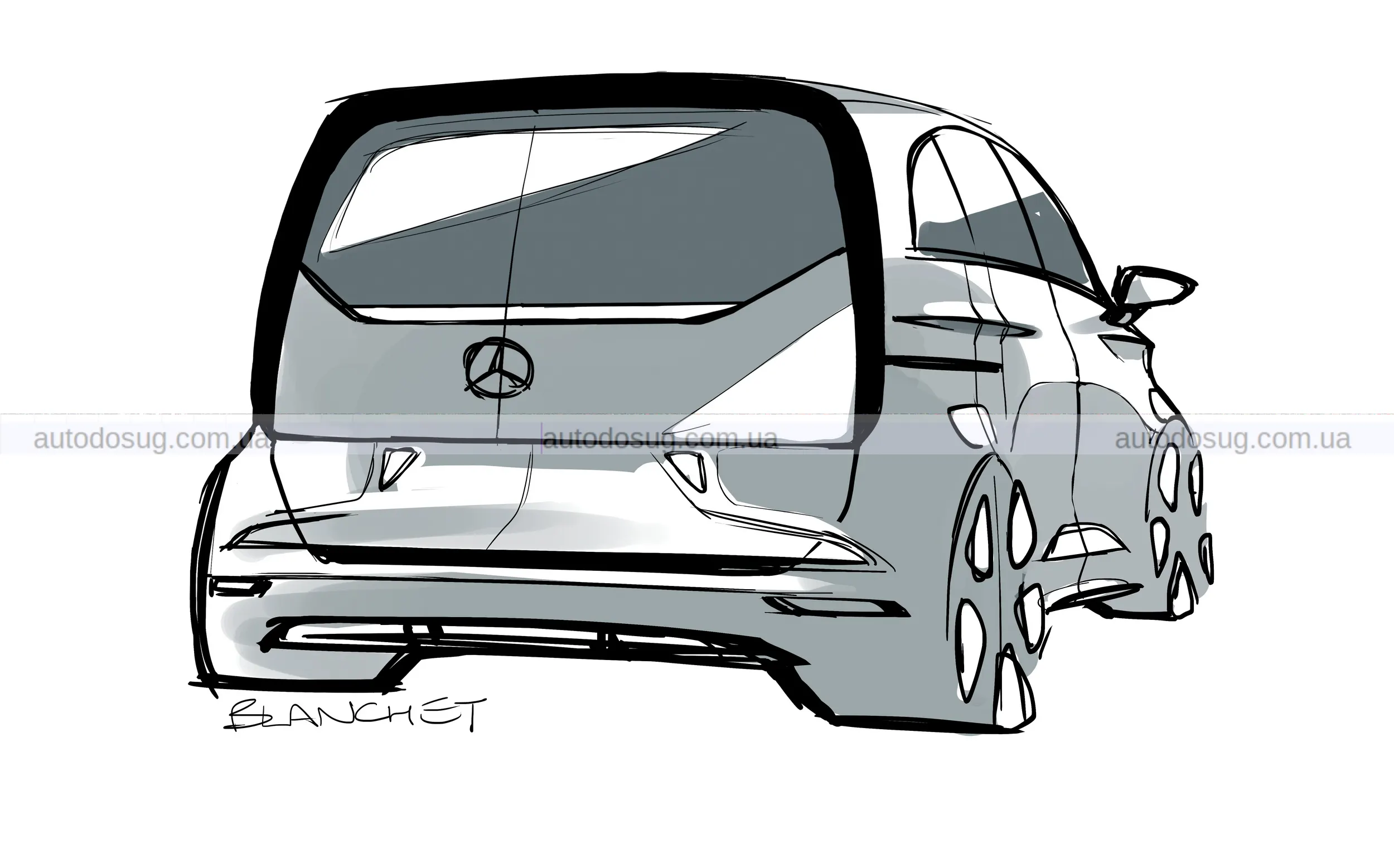 Mercedes переосмислює мінівен і створює розкішний електричний VLE