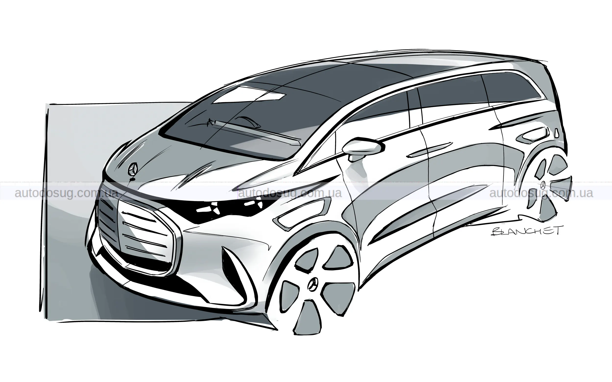 Mercedes переосмислює мінівен і створює розкішний електричний VLE