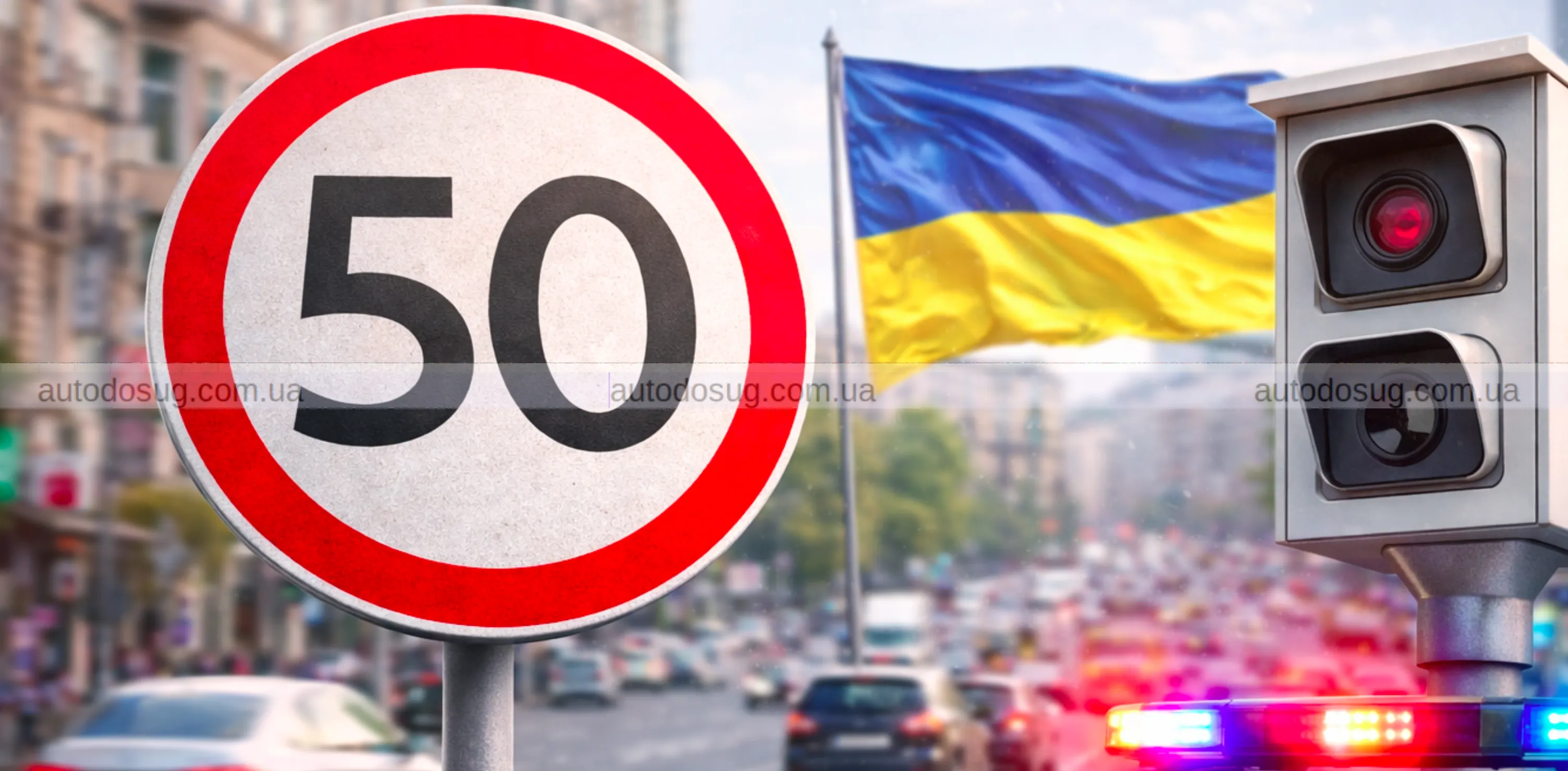 Обмеження швидкості в місті в Україні у 2026 році