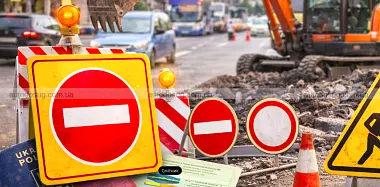 Поділ тимчасово сповільнюється через ремонт доріг у центрі Києва
