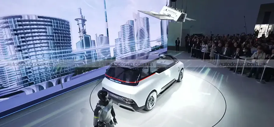 Geely показала в Китаї роботаксі EVA Cab