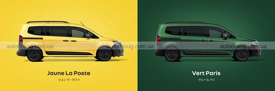Яскравий Renault Kangoo приїхав у Японію серією