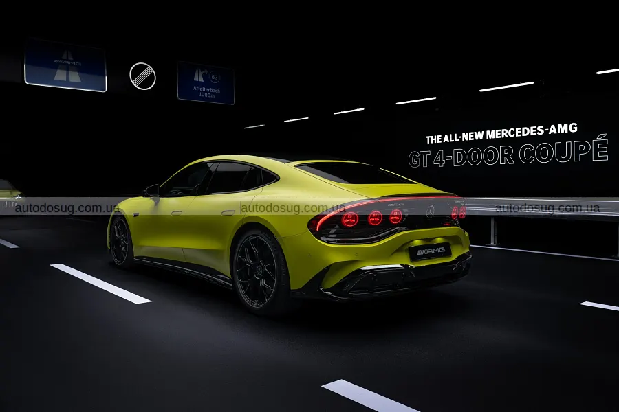 Електричний Mercedes-AMG GT вразив 1153 силами