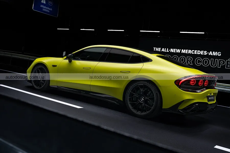 Електричний Mercedes-AMG GT вразив 1153 силами