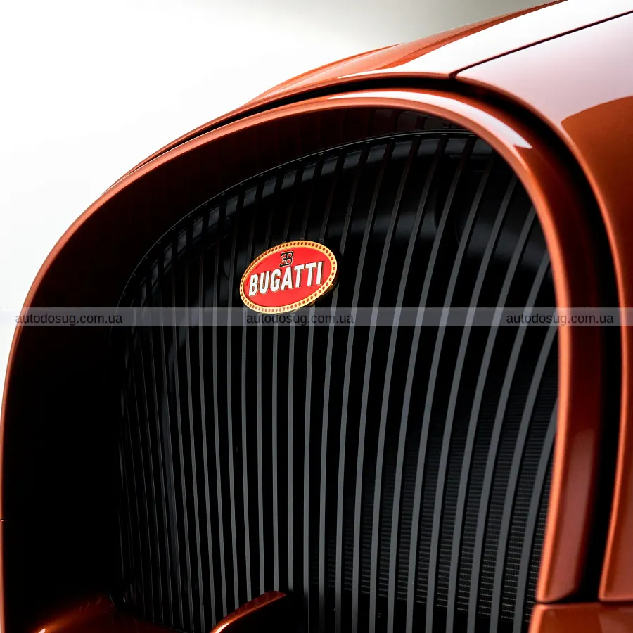 Мідний Bugatti Mistral здивував срібною трояндою