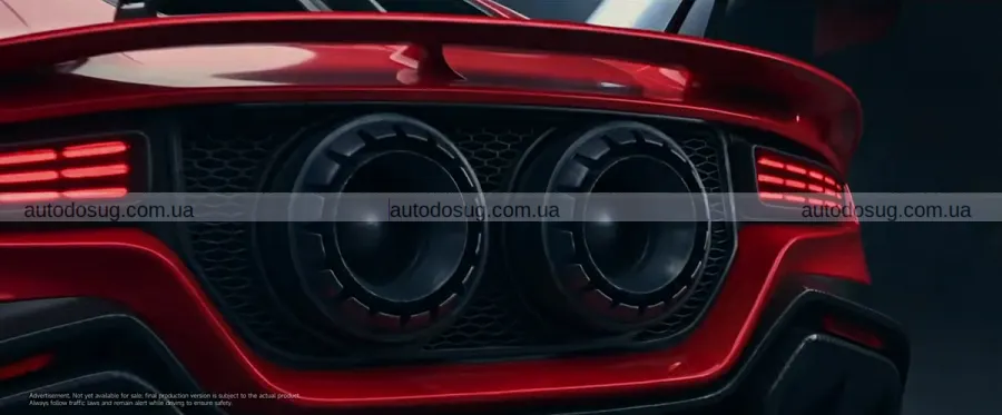 Седан Dreame здивував схожістю з Bugatti і Ferrari