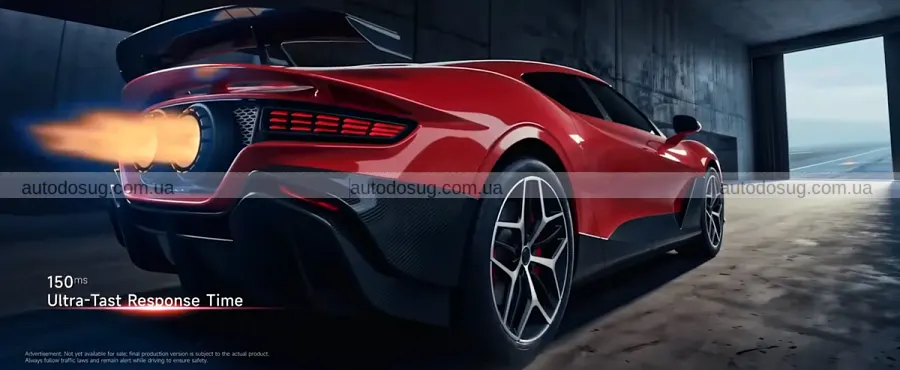 Седан Dreame здивував схожістю з Bugatti і Ferrari
