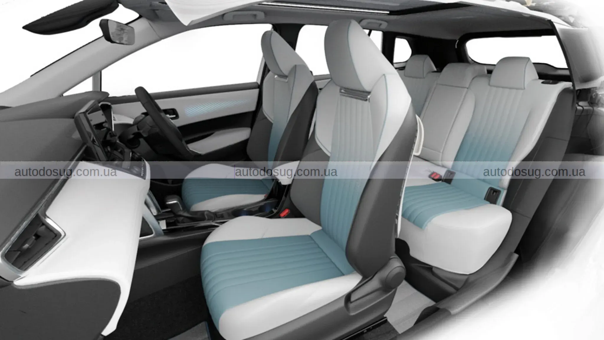 Toyota Corolla Cross приміряв салон у пляжному стилі