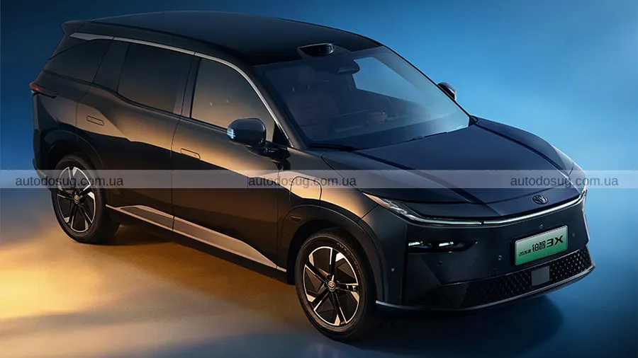 Чорний Toyota bZ3X отримав масаж і низьку ціну
