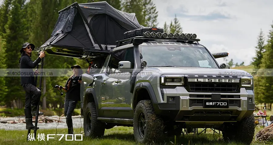 Jetour показав пікап F700 із рисами Land Cruiser