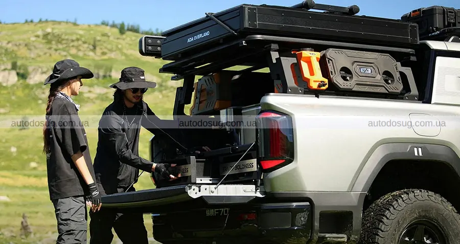 Jetour показав пікап F700 із рисами Land Cruiser
