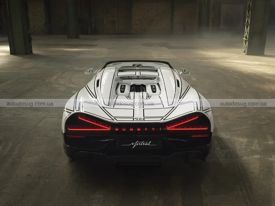 Bugatti додала порцеляну до фінального W16 Mistral