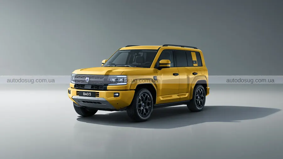 Denza Bao 5 приїхав у Британію з ціною Defender