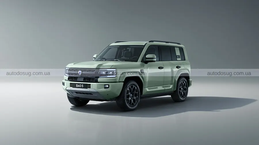 Denza Bao 5 приїхав у Британію з ціною Defender