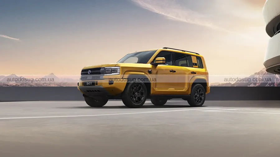 Denza Bao 5 приїхав у Британію з ціною Defender