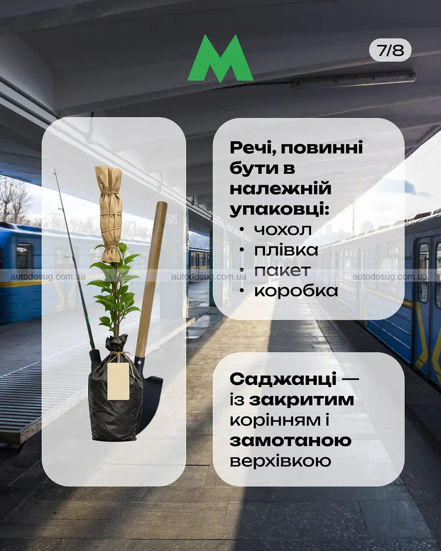 Київське метро пояснило, як везти валізи