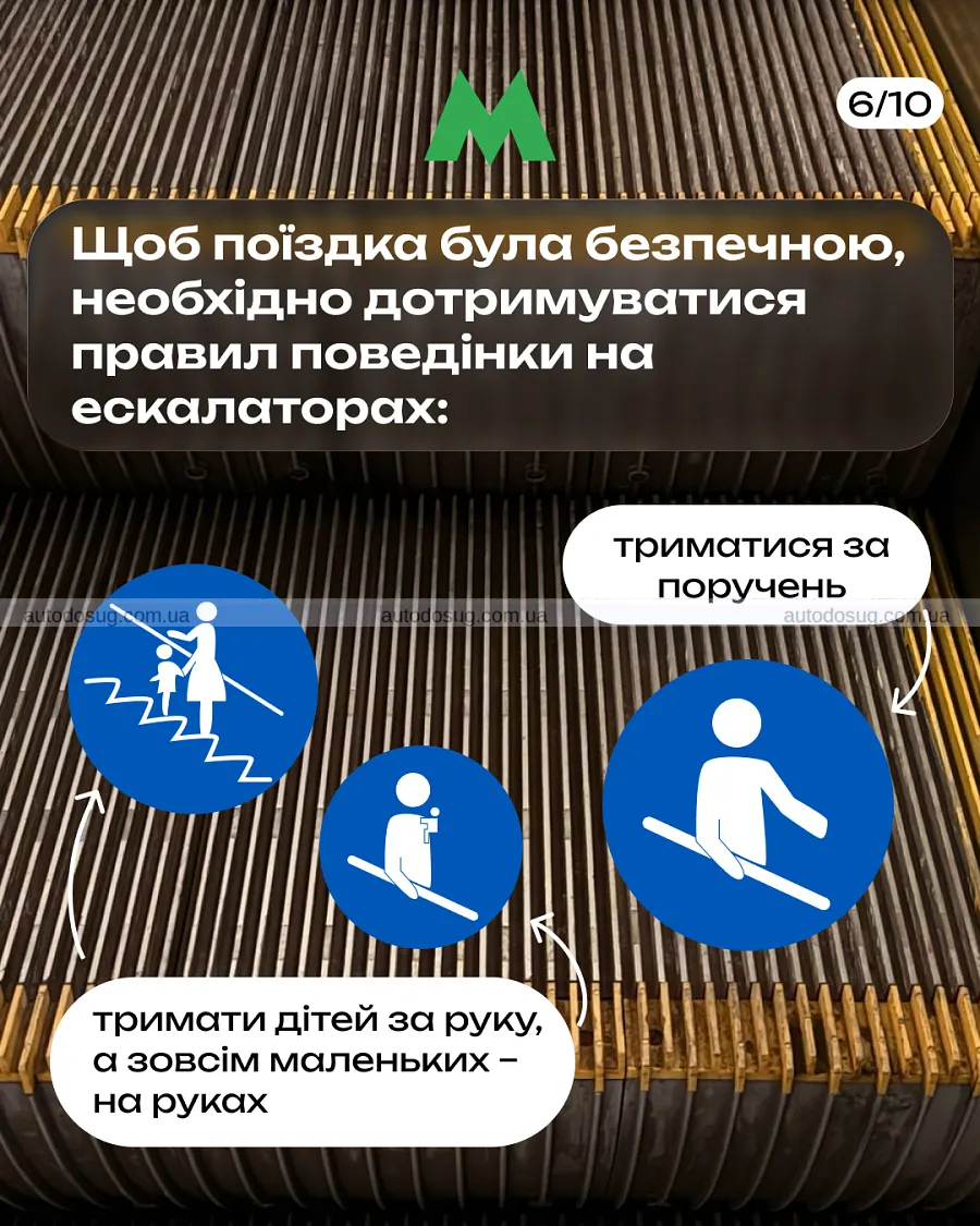 Речі пасажирів зупиняють ескалатори в метро