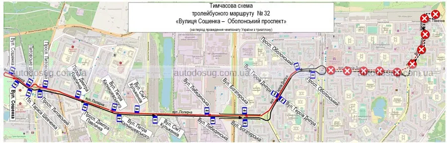 Рух транспорту в Києві змінять через триатлон