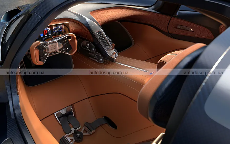 Bugatti показала Destrier з W16 на 1578 к.с.