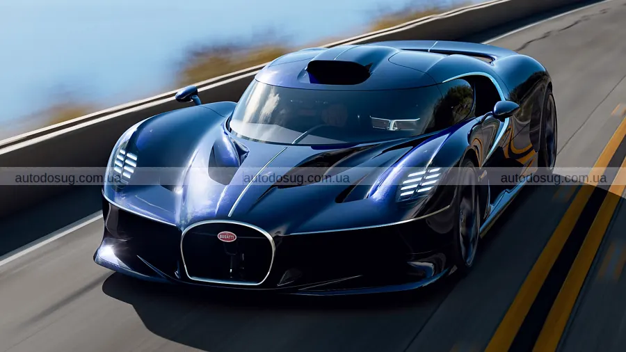 Bugatti показала Destrier з W16 на 1578 к.с.