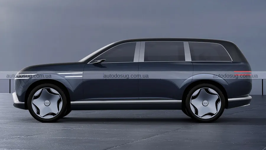 Genesis виводить GV90 з дверима в стилі Rolls-Royce