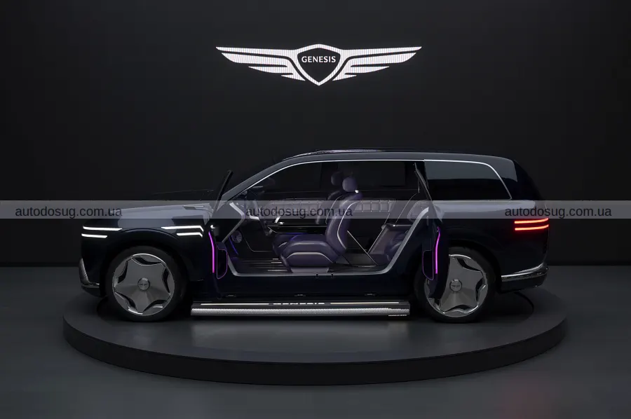Genesis виводить GV90 з дверима в стилі Rolls-Royce