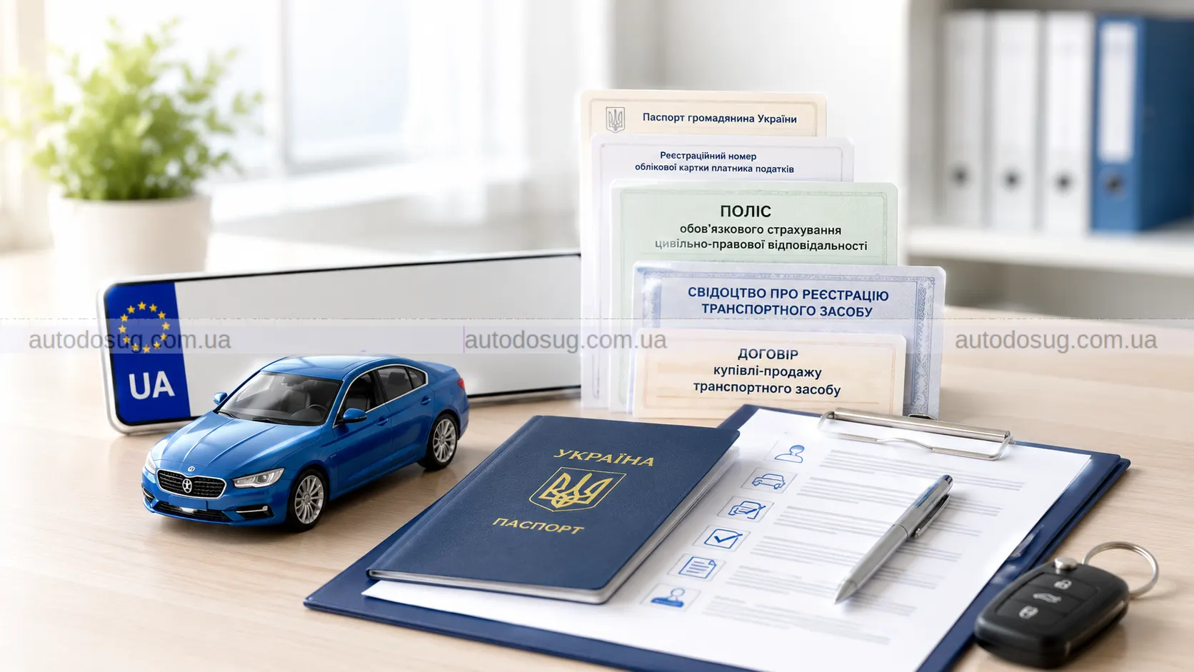 Які документи потрібні для реєстрації автомобіля