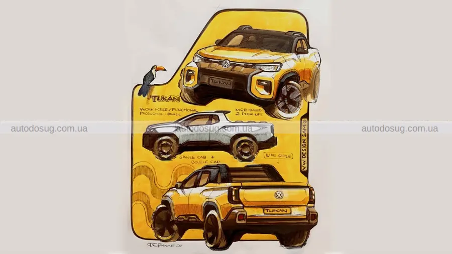 Новий Volkswagen Tukan замінить Saveiro в регіоні