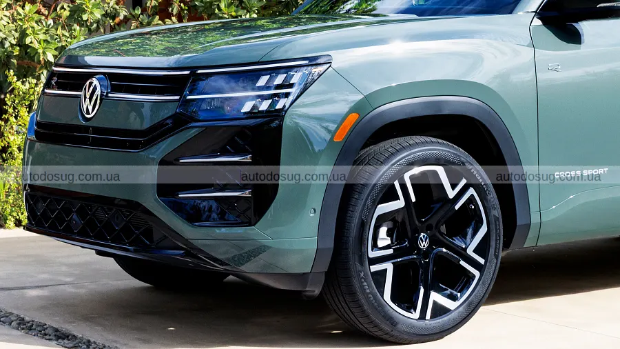 Новий VW Atlas Cross Sport лишився без важеля КПП