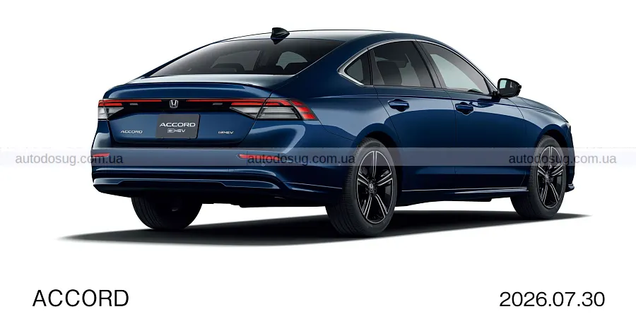 Оновлений Honda Accord змінив світло і оснащення