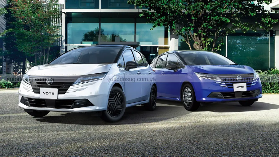 Темні версії освіжили Nissan Note і Note Aura