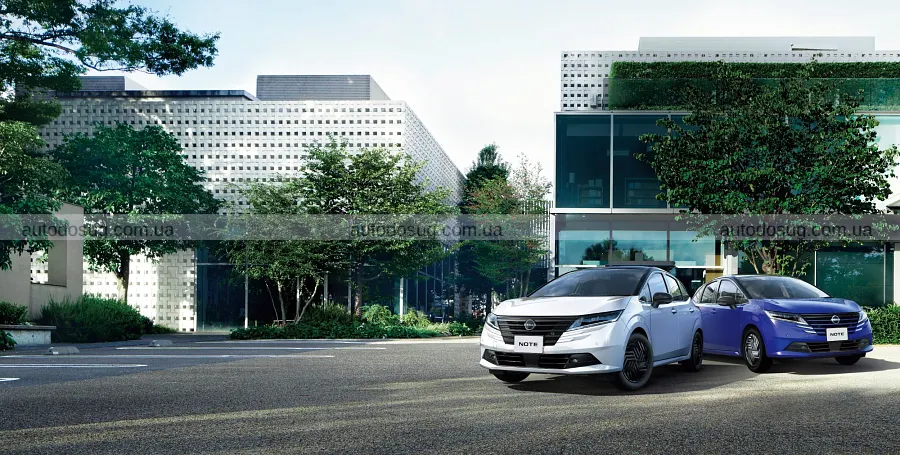 Темні версії освіжили Nissan Note і Note Aura