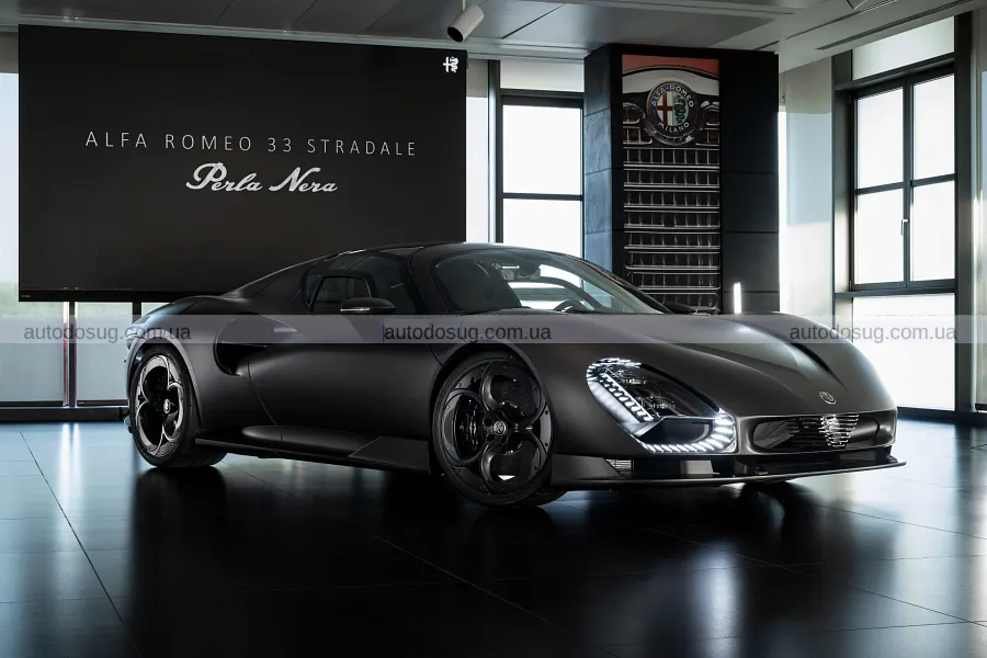 Чорна Alfa Romeo 33 Stradale отримала версію Perla Nera