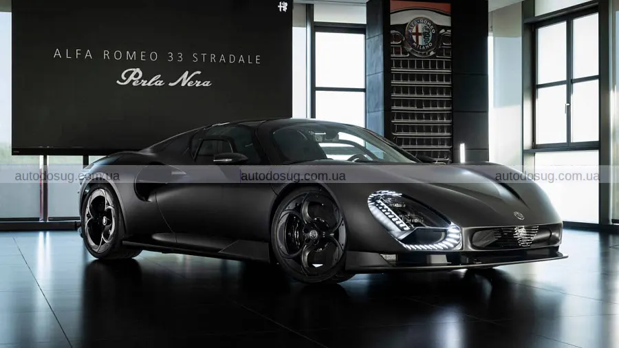 Чорний Alfa Romeo 33 Stradale показали в Арезе