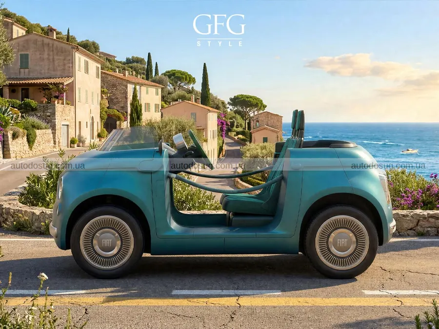 Fiat Topolino отримав спідстер і дивну версію на чотирьох