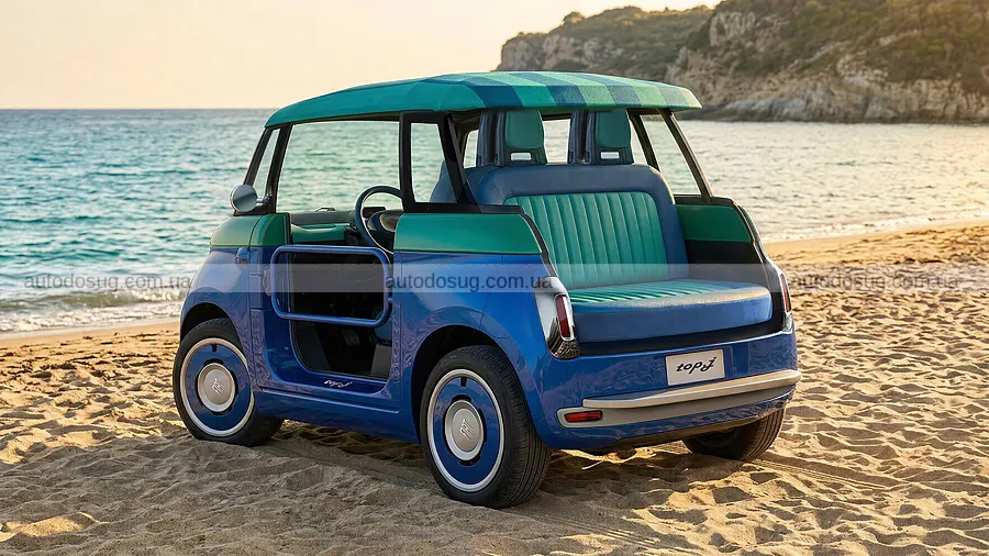 Fiat Topolino отримав спідстер і дивну версію на чотирьох