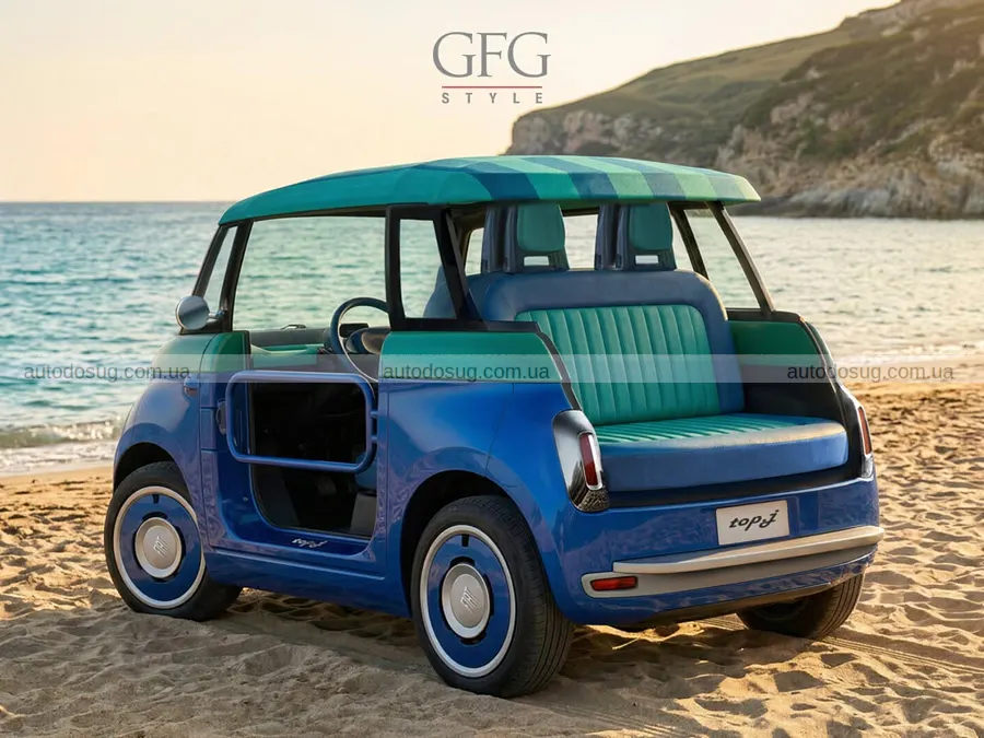 Fiat Topolino отримав спідстер і дивну версію на чотирьох