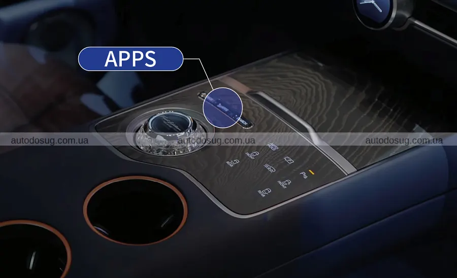 Genesis GV90 ховає в салоні екран для кіно