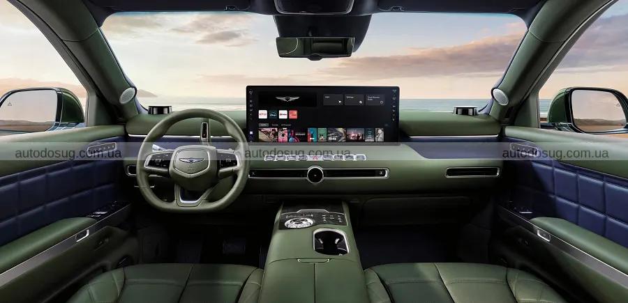 Genesis GV90 ховає в салоні екран для кіно