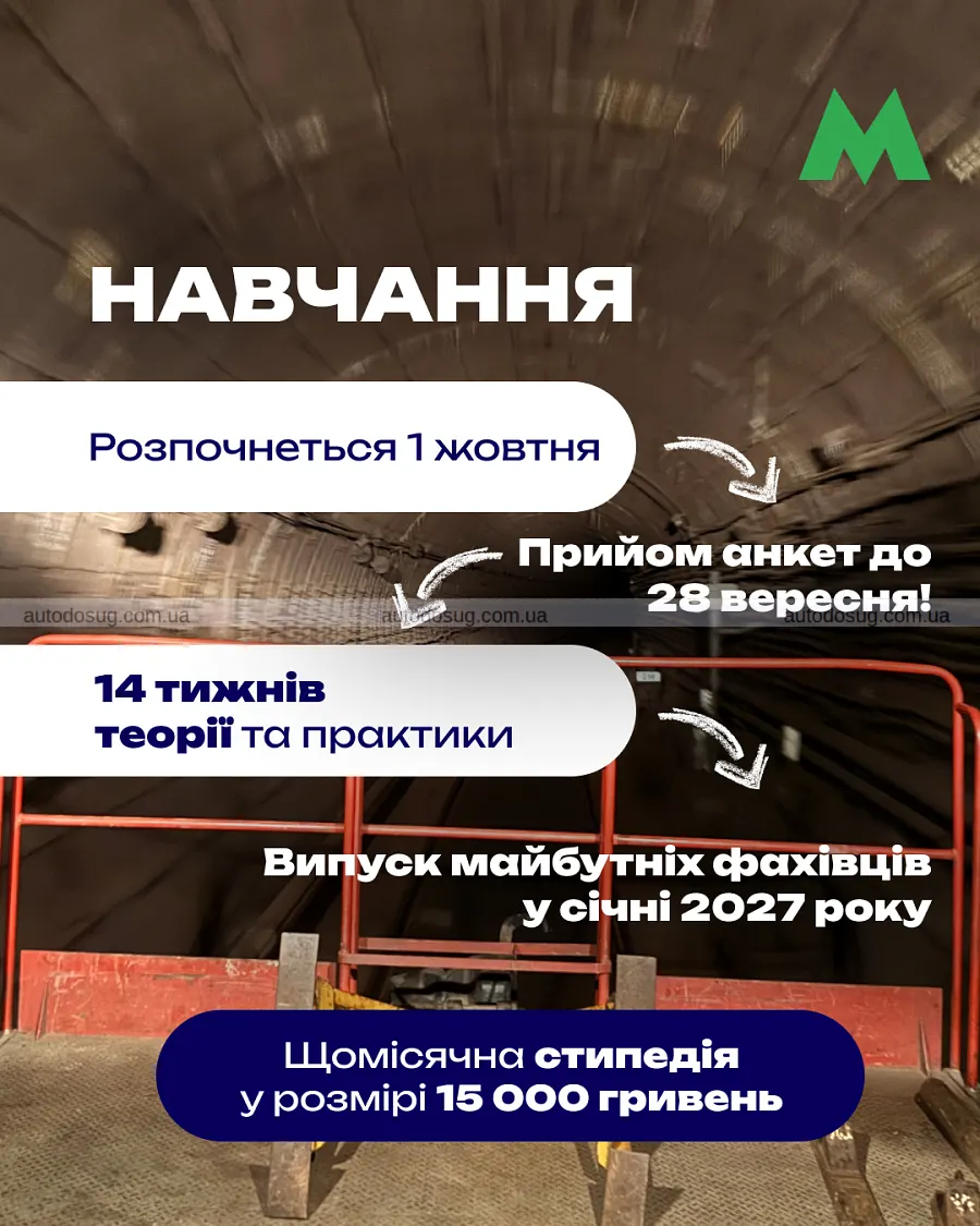 Київське метро набирає на курси водіїв дрезини