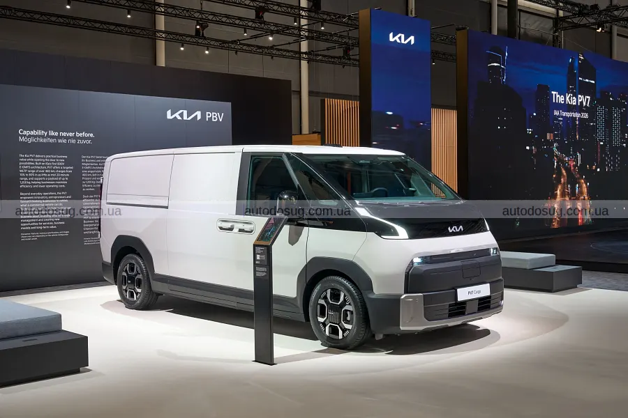 Новий Kia PV7 привіз більший кузов і 800 вольт