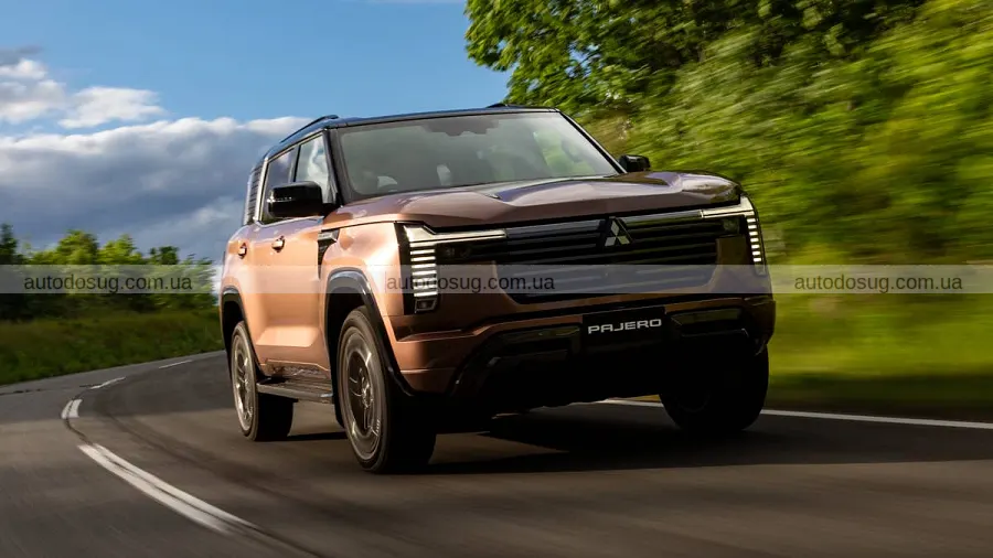 Новий Pajero втратив запаску на дверях