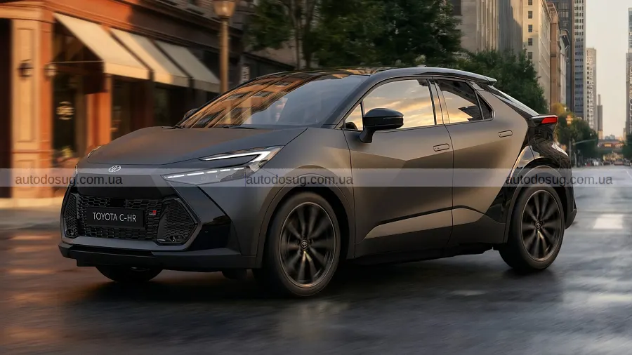Toyota C-HR GR Sport став темнішим у Європі