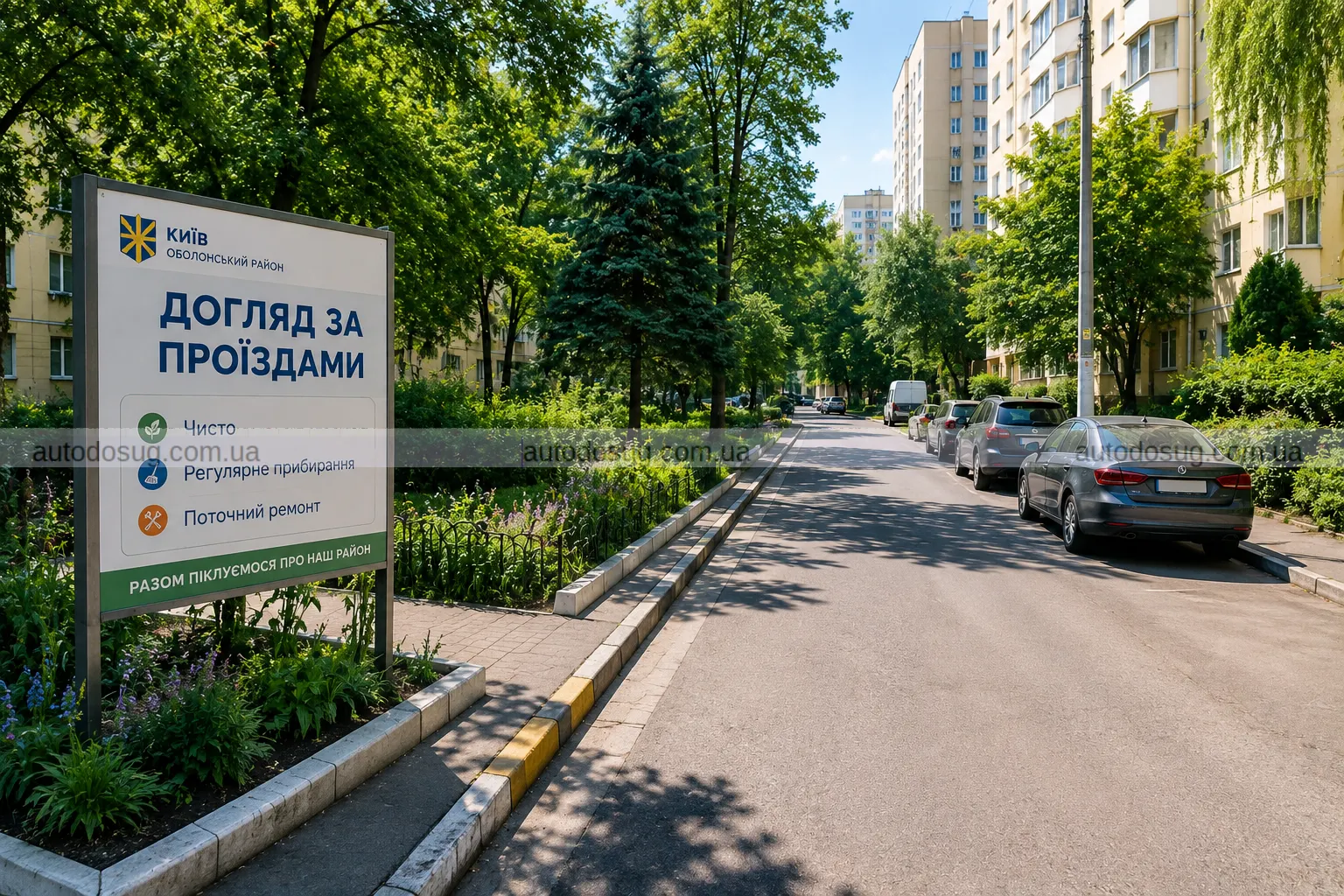 В Оболоні визначили, хто доглядатиме проїзди