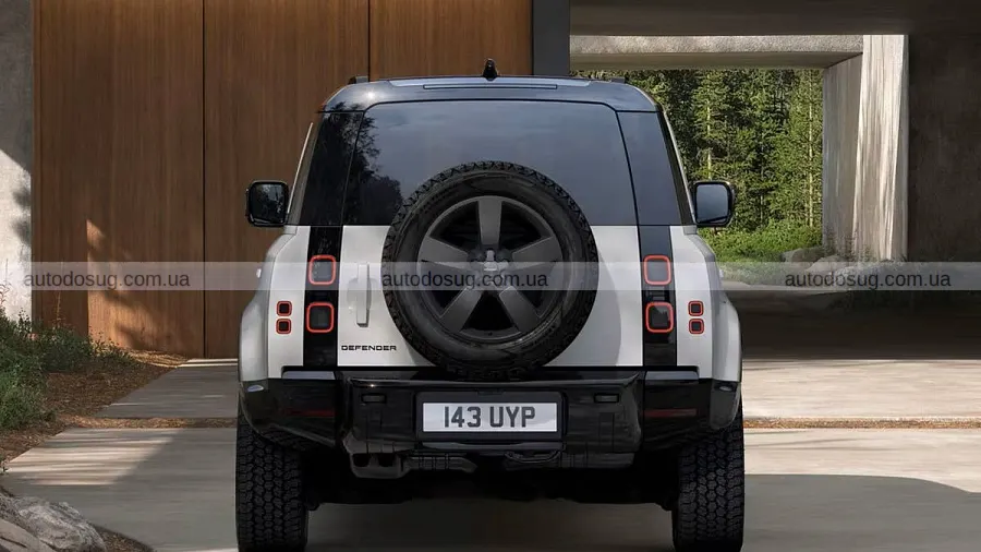 Defender 90 дозволив прибрати запаску з дверей