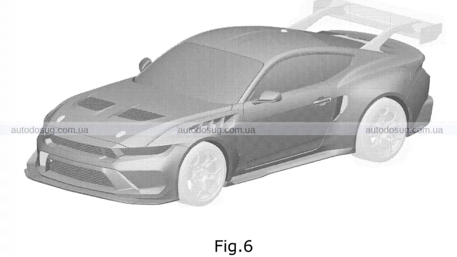 Ford закріпив дизайн Mustang GTD патентом